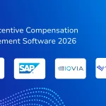 “Cover image for Best Incentive Compensation Management Software 2026 with and B EYE logo.”